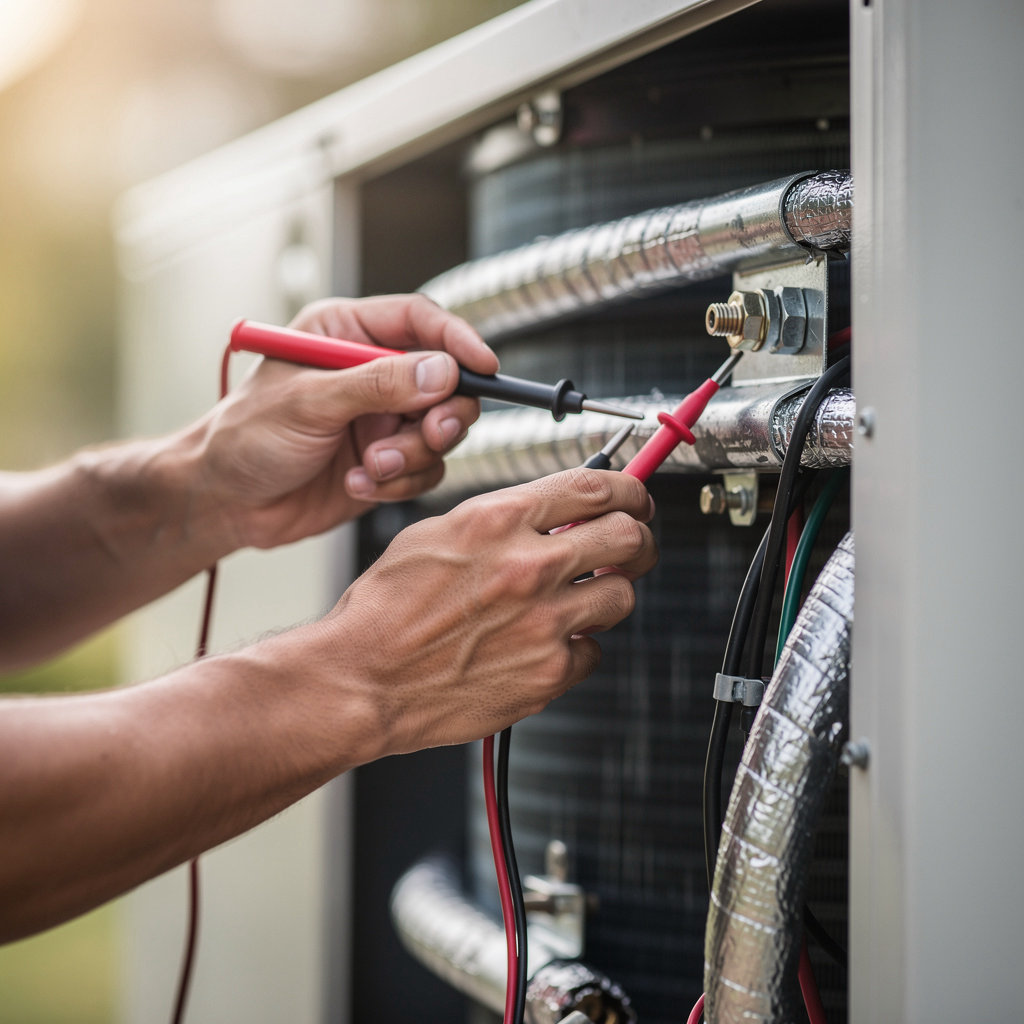 AIR-TIGHT HEATING & COOLING technician providing expert HVAC service in a Philadelphia home